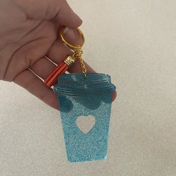**SPECIAL DEAL** Handmade Coffee Cup Keychain - Please read description - Picture 2 of 3